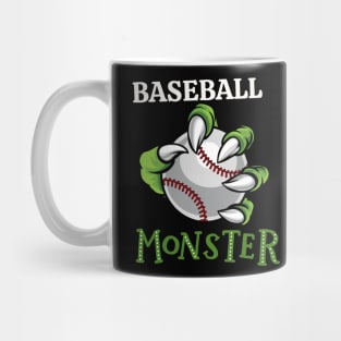 Baseball monster sport Gift for Baseball player love Baseball funny present for kids and adults Mug